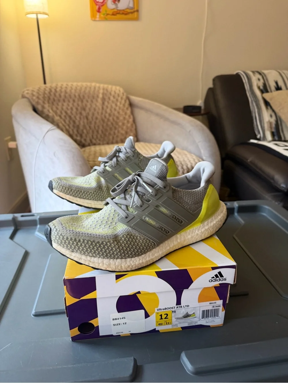 Adidas Ultraboost ATR LTD (2017) BB4145 Grey/Neon Shoes